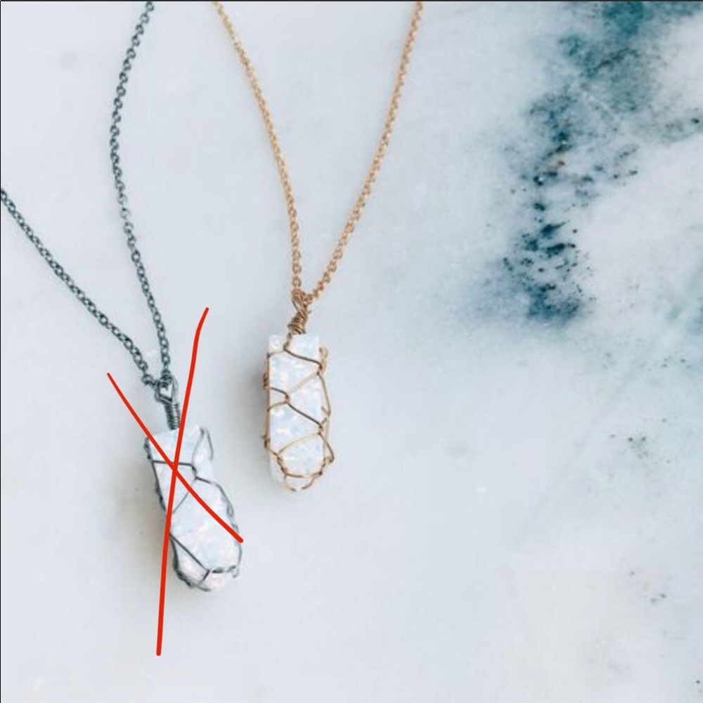 White Opal Enchanted Necklace
